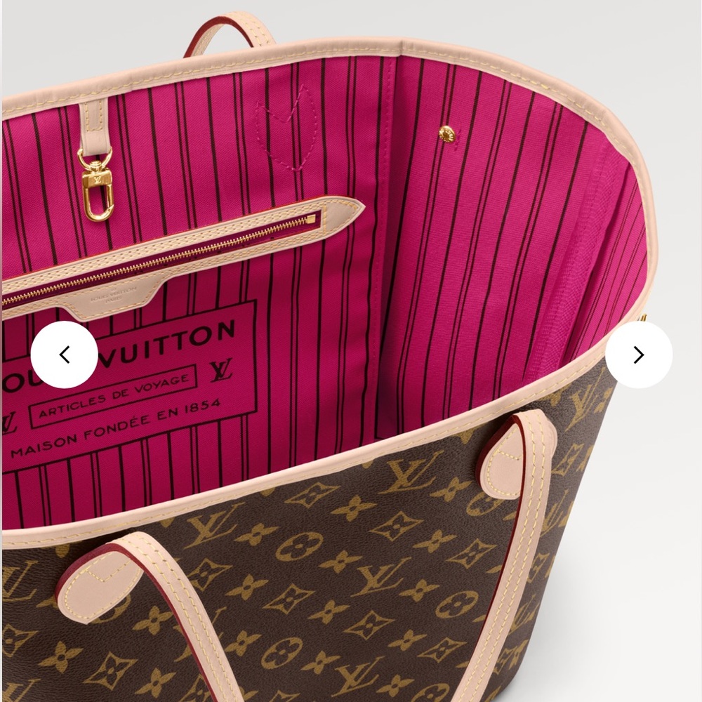 Louis Vuitton Neverfull MM - Peony (sold out online)